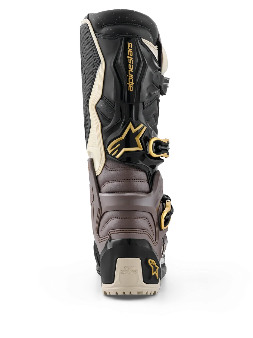 Bota Alpinestars Tech 7 Enduro Drystar 26 Preto/Cinza Escuro/Gold